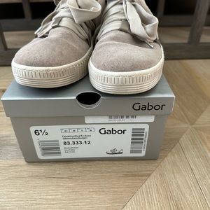 Gabor Suede Sneaks with ribbon tie!